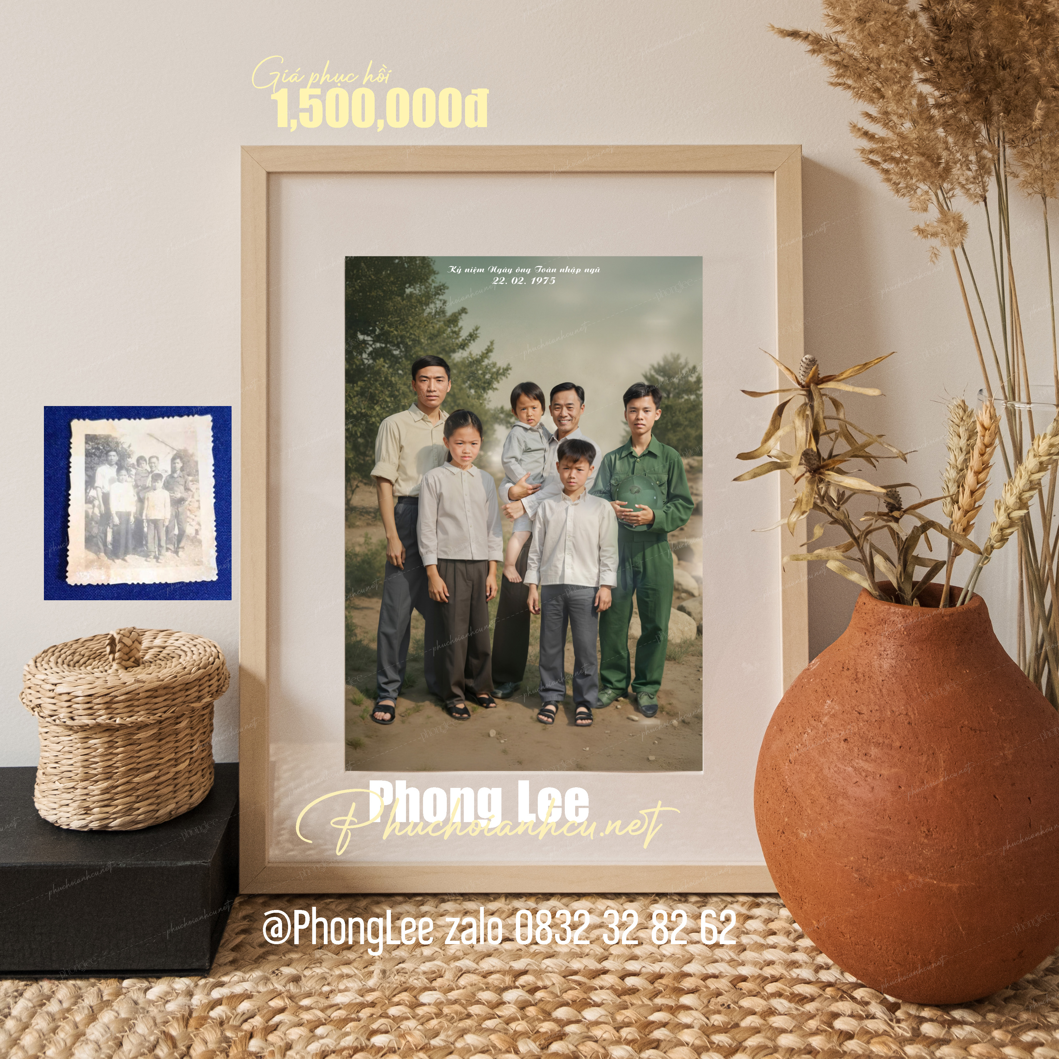 Phục Chế Ảnh Cũ Gia Đình