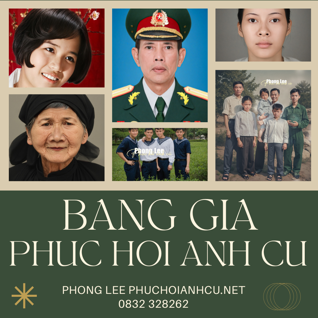 Giá Phục Hồi Ảnh Cũ