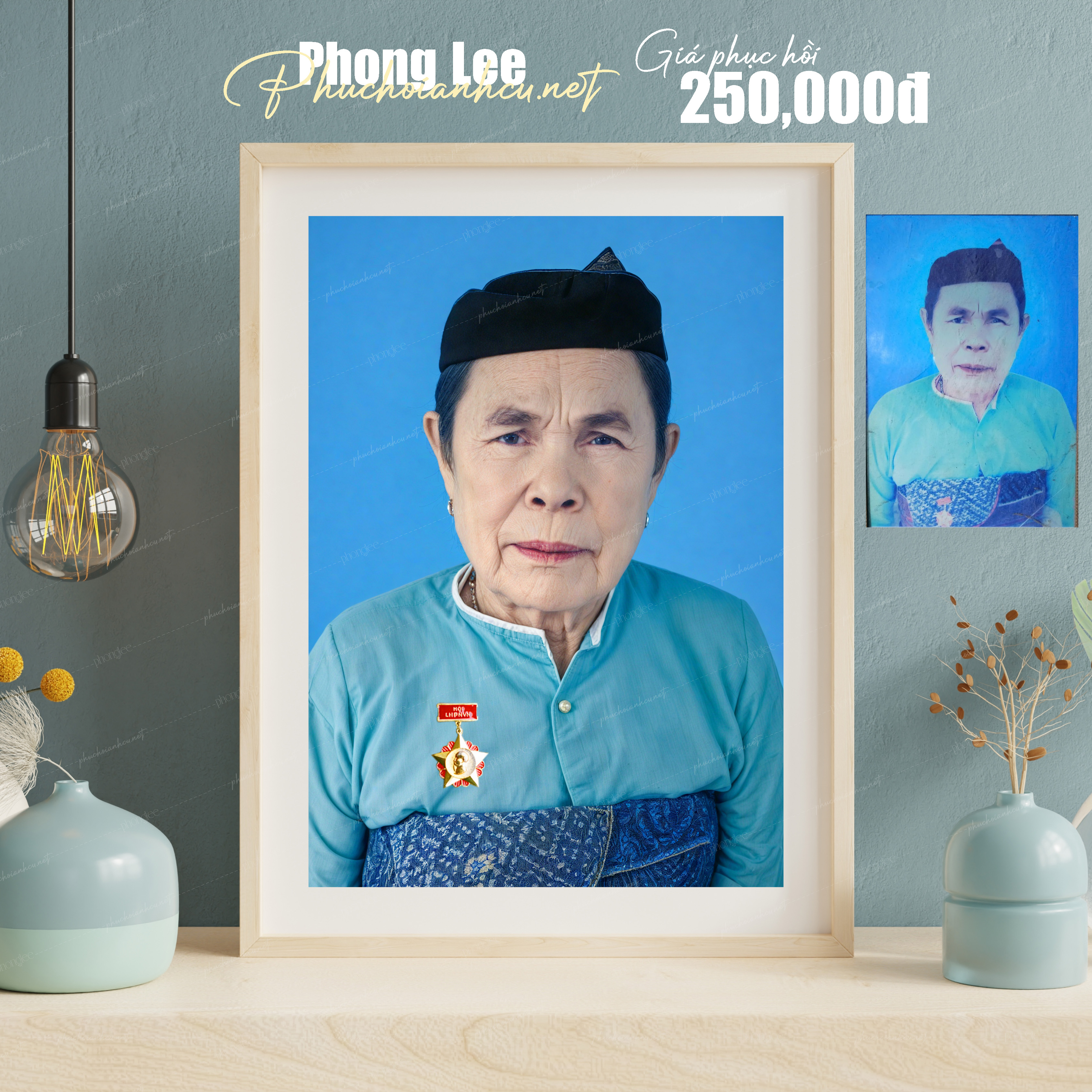 Phục Chế Ảnh Thờ Chân Dung