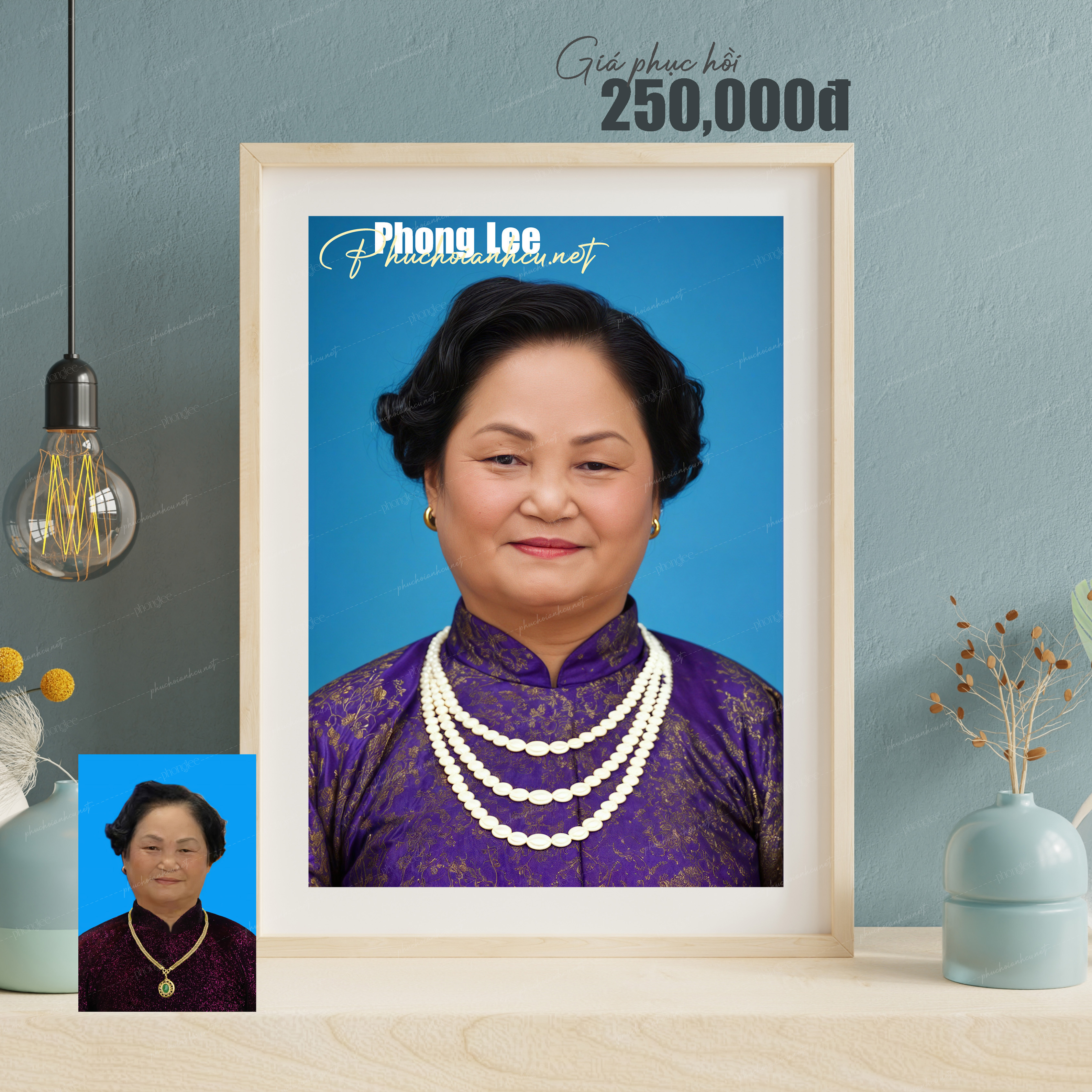 Phục Hồi Ảnh Thờ Chân Dung