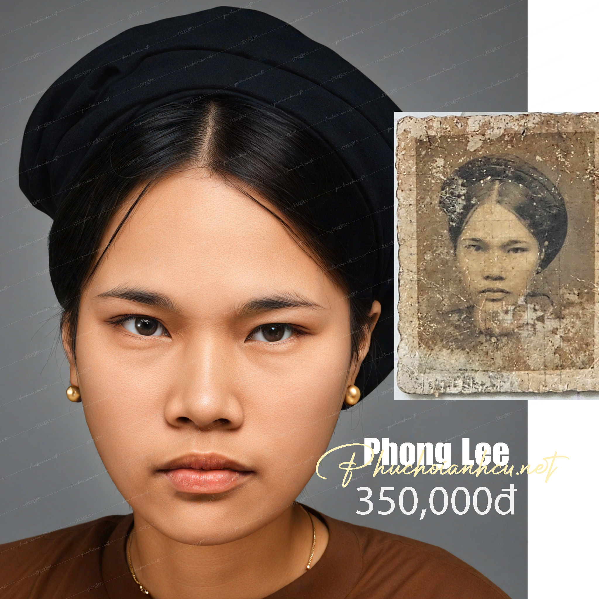 Phục Chế Ảnh Thờ Chân Dung